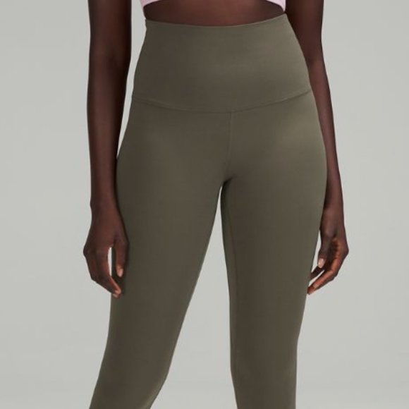 Lululemon Align 21" SHR Army Green Grey 4 - Picture 3 of 8